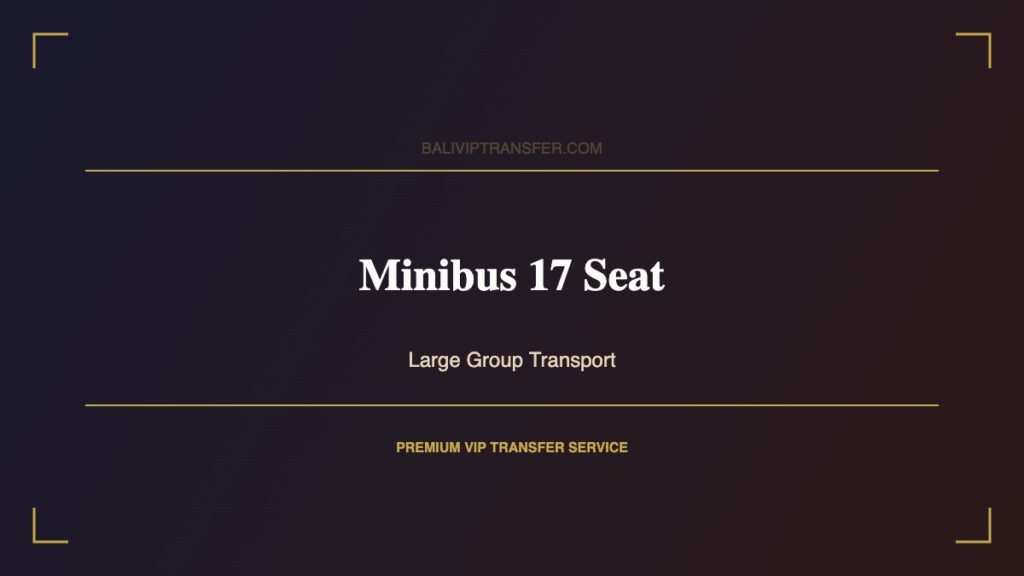 Booking Bali Luxury Transfers: A 2027 Guide for Families and Groups
