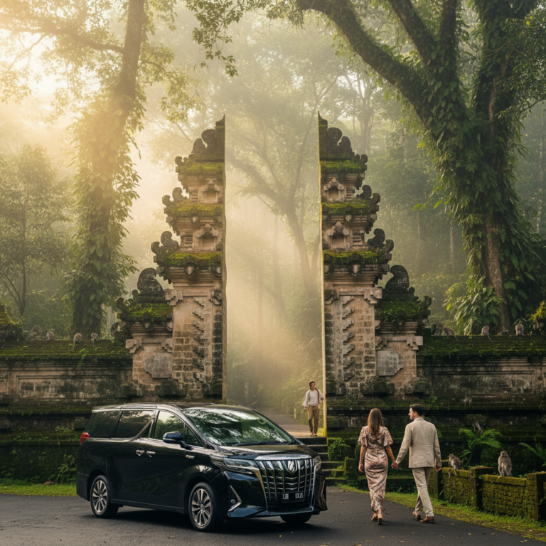 Luxury transfer to Ubud Monkey Forest - cultural tour in Bali